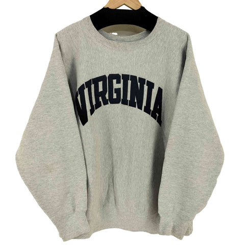 Mincer's VIRGINIA カレッジスウェットシャツ トレーナー USA製 サイドパネル メンズ import:L
