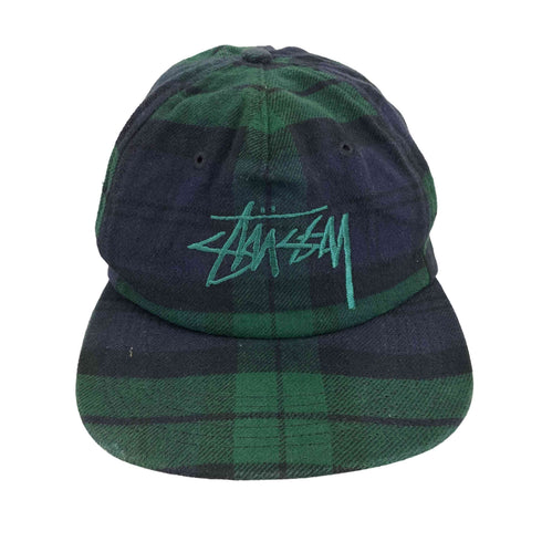 ステューシー Stussy 00s USA製 CAPZ ブラックウォッチキャップ メンズ ONE SIZE