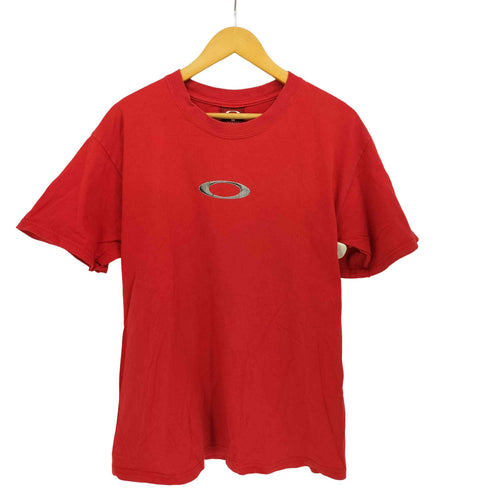 オークリー OAKLEY 00S センターロゴ S/S クルーネック Tシャツ メンズ import:M