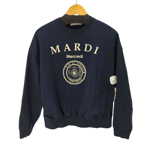 マルディメクルディ Mardi Mercredi プリントクルースウェットシャツ レディース