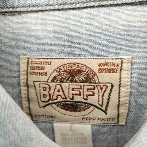 バフィ BAFFY コットン ウエスタンシャツ メンズ FREE