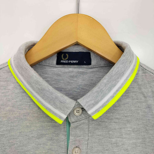フレッドペリー FRED PERRY 別注 蛍光 マルチカラー 半袖ポロシャツ メンズ JPN:L