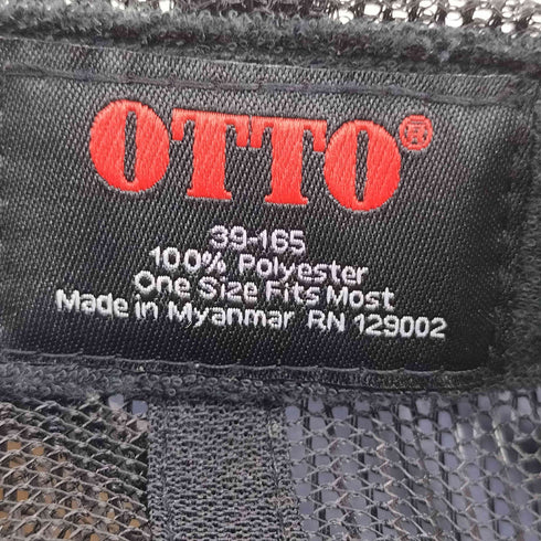 オット otto 刺繍 チェンソー刺繍 トラッカーキャップ メンズ FREE