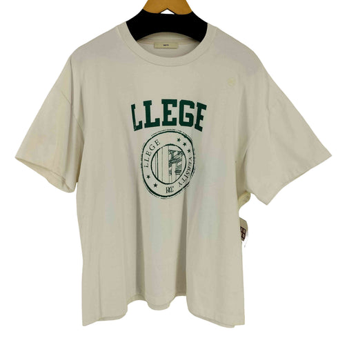 RECTO LLEGE ロゴクロップTシャツ レディース