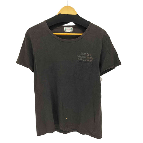 ワコマリア WACKO MARIA RUDEES コットンプリントクルーネックTシャツ レディース JPN:L