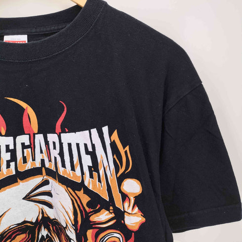 United Athleボディ SKULLSHIT スカルプリント クルーネック バンドTシャツ メンズ import:L