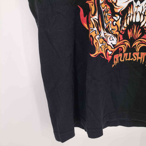 United Athleボディ SKULLSHIT スカルプリント クルーネック バンドTシャツ メンズ import:L