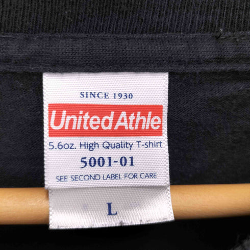 United Athleボディ SKULLSHIT スカルプリント クルーネック バンドTシャツ メンズ import:L