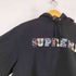 シュプリーム Supreme COLLEGIATE PATCHWORK LEATHER HOODED SHIRT メンズ JPN:S