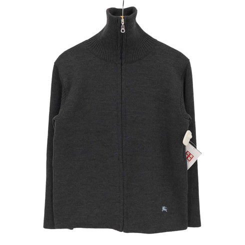 バーバリーブラックレーベル BURBERRY BLACK LABEL 裏地キルティング ドライバーズニット メンズ JPN:2