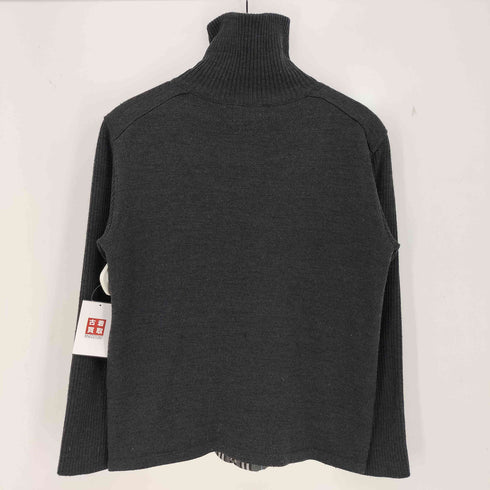 バーバリーブラックレーベル BURBERRY BLACK LABEL 裏地キルティング ドライバーズニット メンズ JPN:2