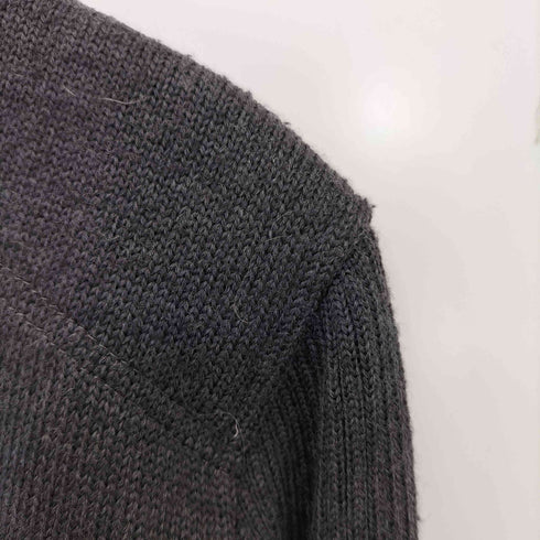 バーバリーブラックレーベル BURBERRY BLACK LABEL 裏地キルティング ドライバーズニット メンズ JPN:2