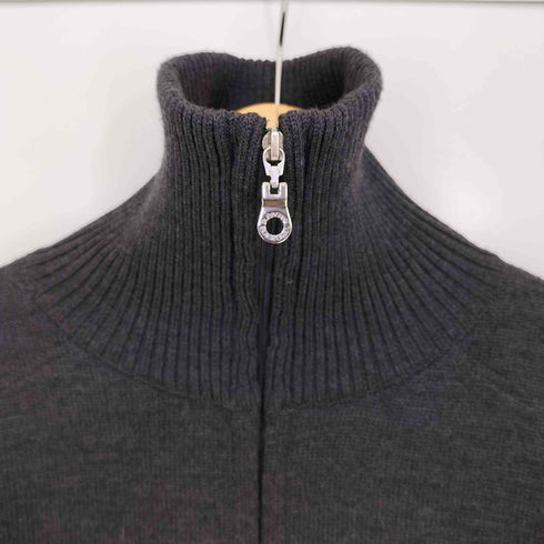 バーバリーブラックレーベル BURBERRY BLACK LABEL 裏地キルティング ドライバーズニット メンズ JPN:2