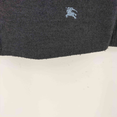 バーバリーブラックレーベル BURBERRY BLACK LABEL 裏地キルティング ドライバーズニット メンズ JPN:2