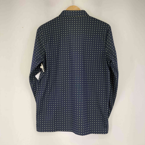 ランバン LANVIN 総柄ストレッチポロシャツ メンズ 40