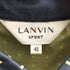 ランバン LANVIN 総柄ストレッチポロシャツ メンズ 40