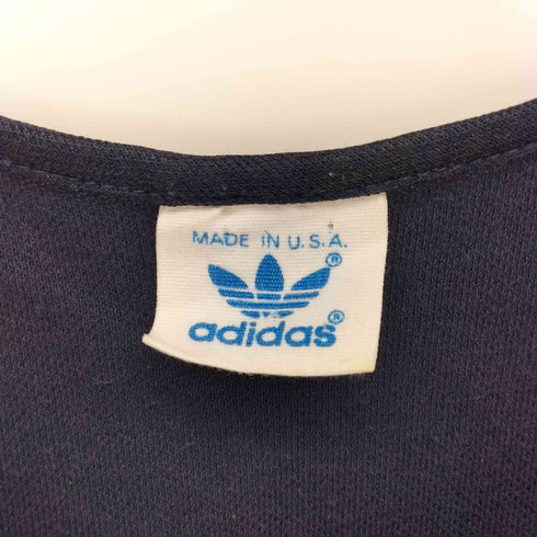 アディダスオリジナルス adidas Originals 80S USA製 センターロゴ サイド 3ライン タンクトップ メンズ