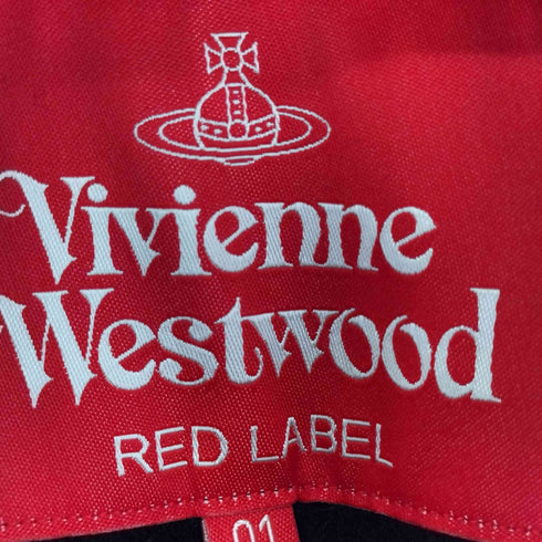ヴィヴィアンウエストウッドレッドレーベル Vivienne Westwood RED LABEL チンストラップ ウールコート レディース 01