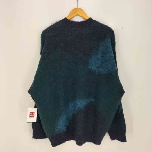 ウィム バイ リドム WYM LIDNM MOHAIR BLEND JACQUARD SHAGGY KNIT モヘアブレンド ジャガード シャギーニット メンズ JPN:S