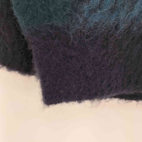 ウィム バイ リドム WYM LIDNM MOHAIR BLEND JACQUARD SHAGGY KNIT モヘアブレンド ジャガード シャギーニット メンズ JPN:S