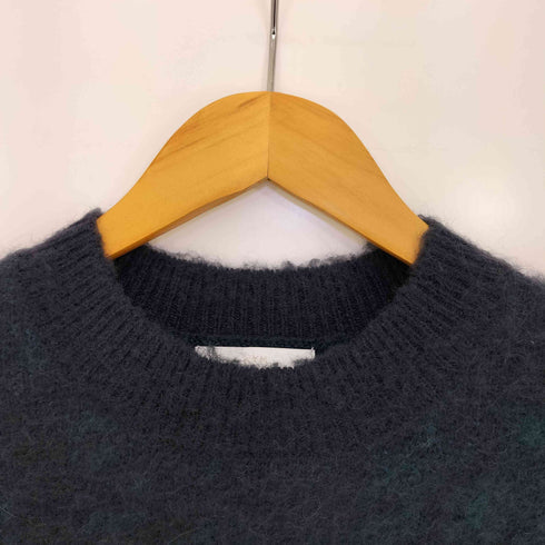 ウィム バイ リドム WYM LIDNM MOHAIR BLEND JACQUARD SHAGGY KNIT モヘアブレンド ジャガード シャギーニット メンズ JPN:S