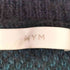 ウィム バイ リドム WYM LIDNM MOHAIR BLEND JACQUARD SHAGGY KNIT モヘアブレンド ジャガード シャギーニット メンズ JPN:S