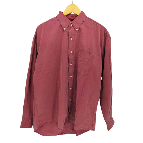 ギャップ Gap 90S 紺タグ ボタンダウン L/S シャツ メンズ import:M