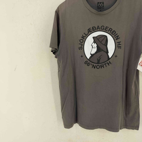 66°north フロントプリントクルーネックTシャツ メンズ import:M