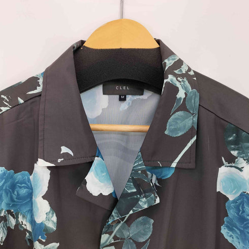 クレイル CLEL 2Way Floral Pattern Drape Short Sleeve Shirt/2way 花柄ドレープ半袖シャツ メンズ JPN:M