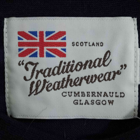 トラディショナルウェザーウェア Traditional Weatherwear ボーダー ロングスリーブTシャツ メンズ import:M