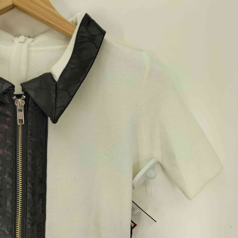 ダーリッチ Darich 24AW ロゴレザー ニット ミニ ワンピース レディース FREE
