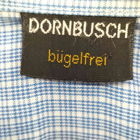 DORNBUSH チェック柄 L/S シャツ メンズ