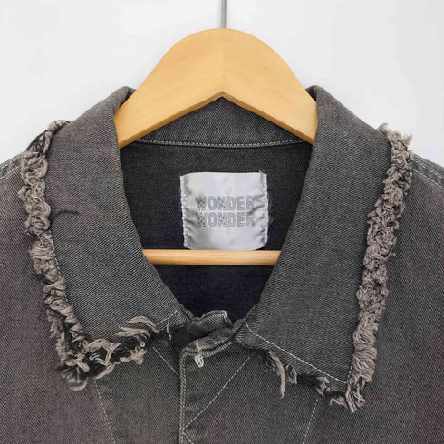 WONDER WONDER OVERSIZED DENIM JKT ダメージ オーバーサイズ デニムジャケット メンズ JPN:L