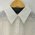 ザラ ZARA カットワーク レース L/S シャツ レディース import:S