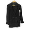 ザラ ZARA プリーツ ダブルテーラードジャケット レディース import:XS