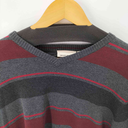 ダナキャランニューヨークジーンズ DKNY JEANS Stripe Sweater メンズ L