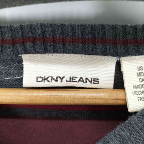 ダナキャランニューヨークジーンズ DKNY JEANS Stripe Sweater メンズ L