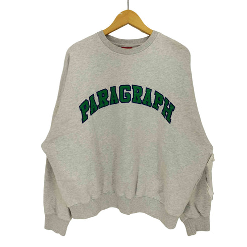 パラグラフ PARAGRAPH ARCH LOGO SWEAT アーチ ロゴ スウェット メンズ FREE