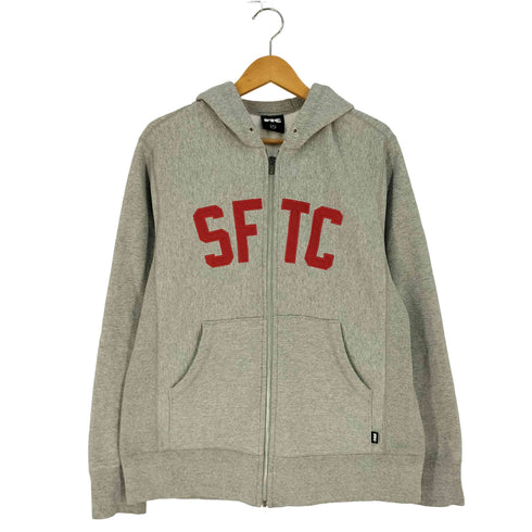 エフティーシー FTC ヘビーオンス SFTC刺繍 ジップアップ パーカー メンズ JPN:M