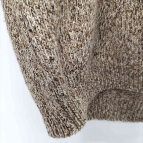 キンロックバイキンロックアンダーソン KINLOCH ANDERSON ハーフジップ ウールニット メンズ LL