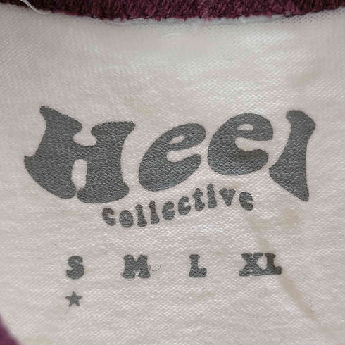 ヒール コレクティブ Heel Collective プリントリンガーTシャツ レディース import:S