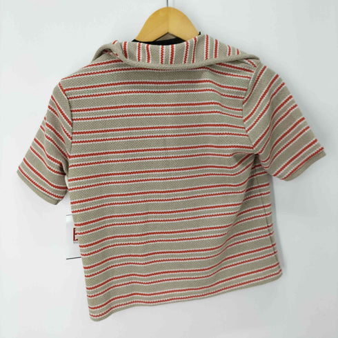 ザラ ZARA S/S ボーダーメッシュニットプルオーバー レディース