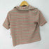 ザラ ZARA S/S ボーダーメッシュニットプルオーバー レディース