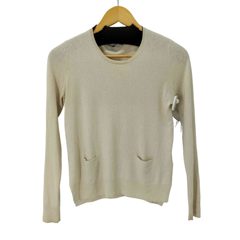 ジルサンダーネイビー JIL SANDER NAVY カシミヤ混 シルクニットプルオーバー レディース JPN:S