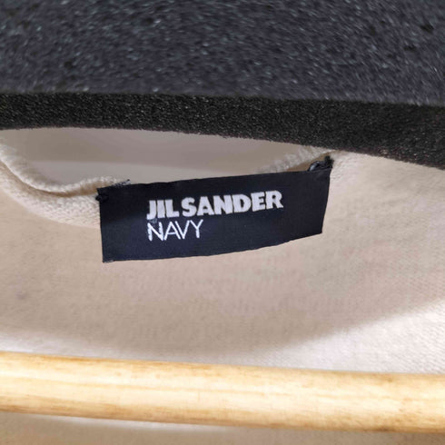 ジルサンダーネイビー JIL SANDER NAVY カシミヤ混 シルクニットプルオーバー レディース JPN:S