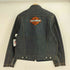 ハーレーダビッドソン HARLEY-DAVIDSON HG HARLEY OWNERS GROUP デニム地 シングルライダースジャケット メンズ M