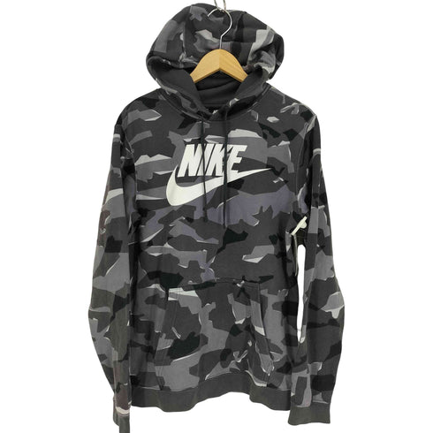 ナイキ NIKE 19SS AS M NSW CLUB CAMO HOODIE POBB ロゴ プリント カモ フーディー プルオーバーパーカー メンズ import:M