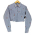 ジョンメイソンスミス JOHN MASON SMITH 25SS FLOWER EMBROIDERY SHORT SHAPE SHIRT レディース JPN:38