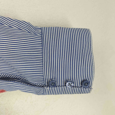ジョンメイソンスミス JOHN MASON SMITH 25SS FLOWER EMBROIDERY SHORT SHAPE SHIRT レディース JPN:38