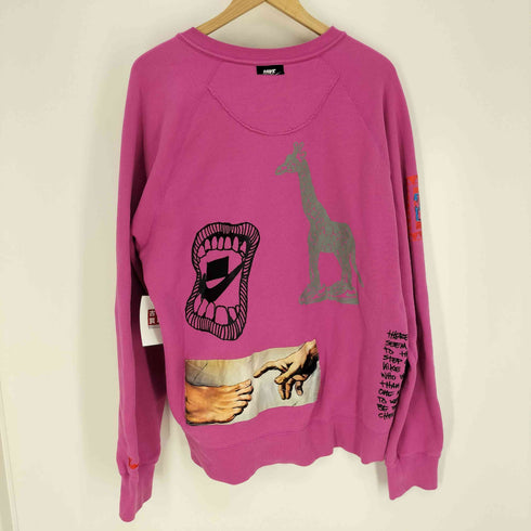 ナイキ NIKE 20SS NSP SB CREW プリント 総柄 ラグランスリーブ スウェット メンズ import:M